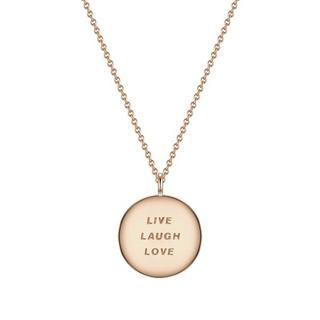 Glanzstücke München  Femme Collier en argent Live laugh love 