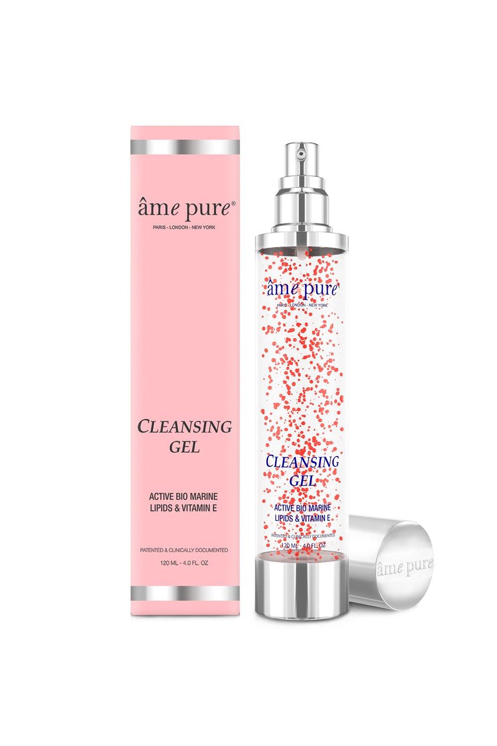 âme pure  Cleansing Gel - Gel nettoyant avec vitami E/ combat les impuretés de la peau, les pores dilatés, stimule la production de collagène 