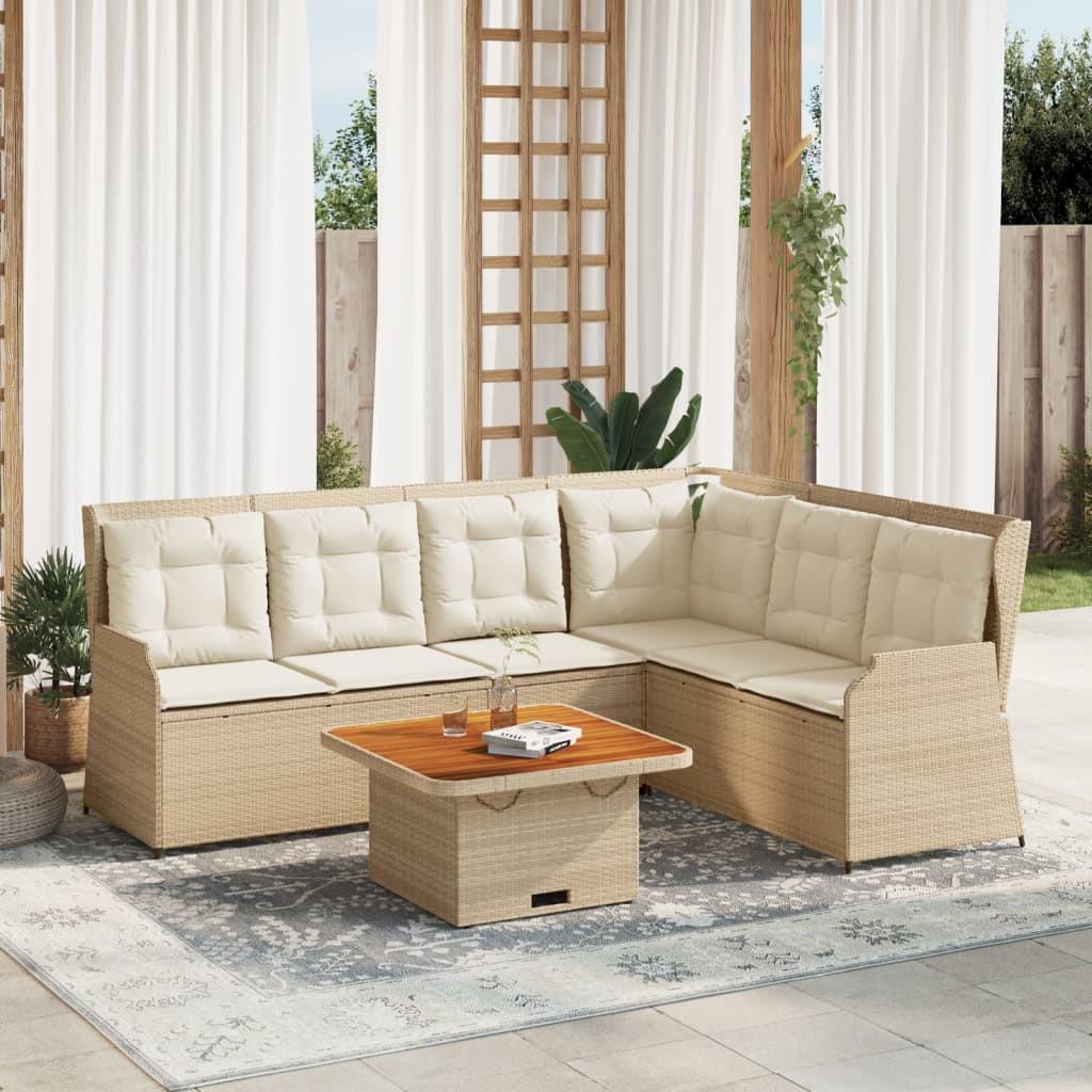 VidaXL set salotti da giardino Polirattan  