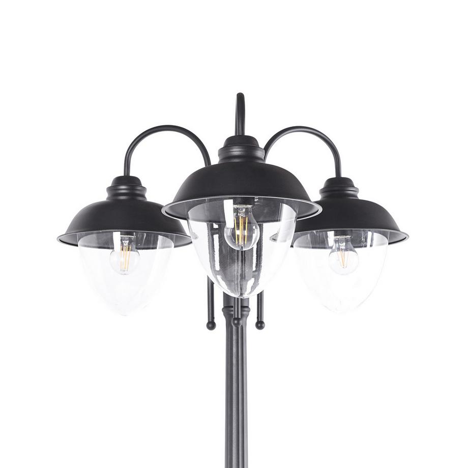 Beliani Lampadaire extérieur en Aluminium Rétro BANKA  