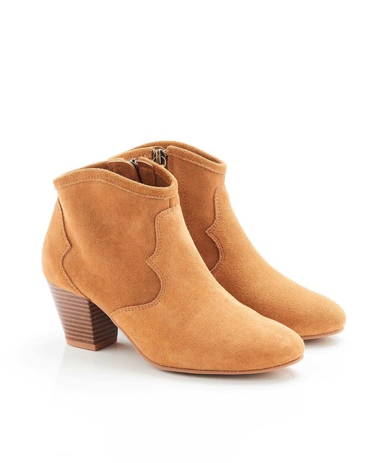 Image of Stiefelette, Wasserabweisend Behandelt. Unisex Camel 37