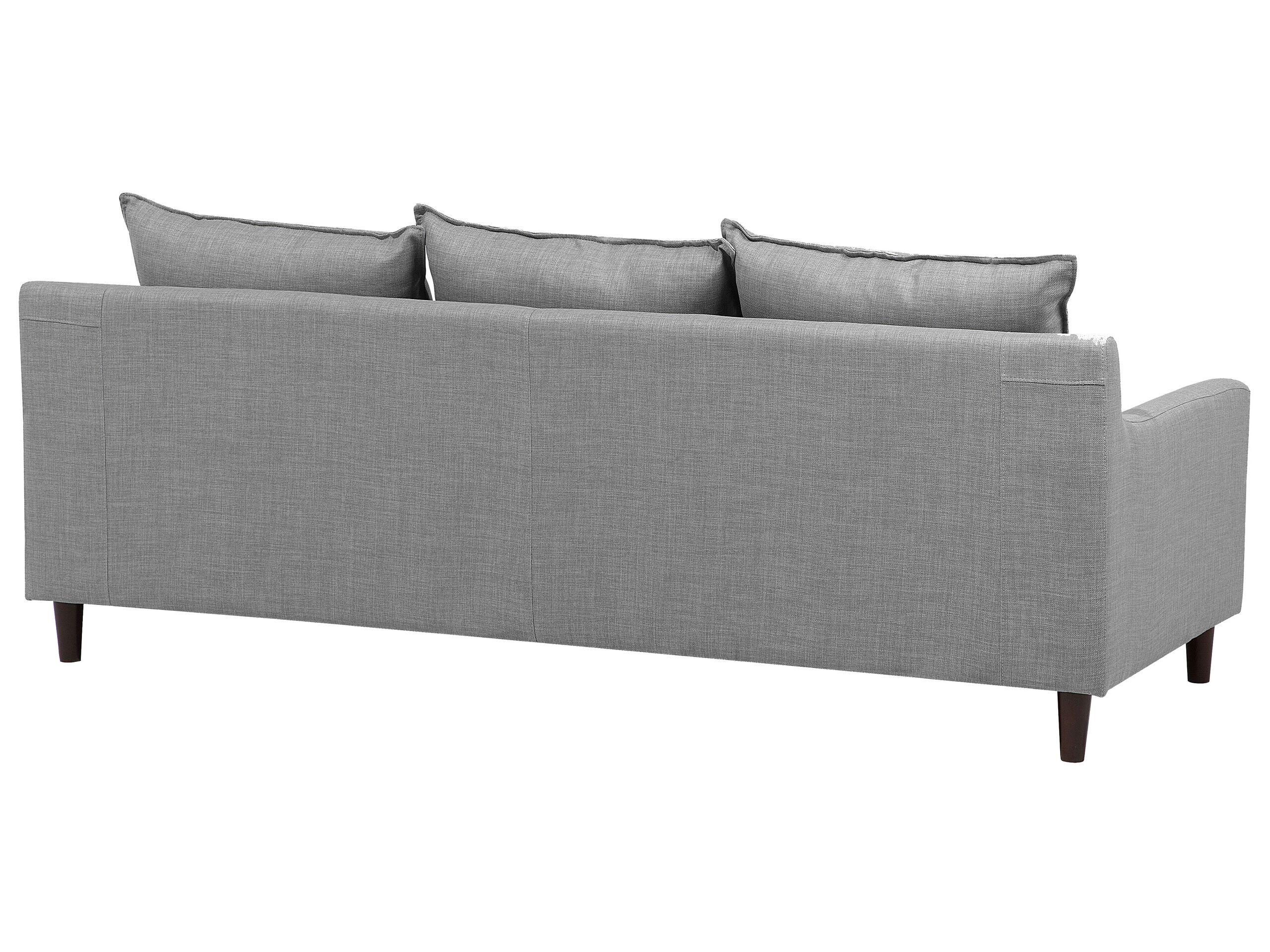 Beliani Ecksofa aus Polyester Skandinavisch ELVENES  