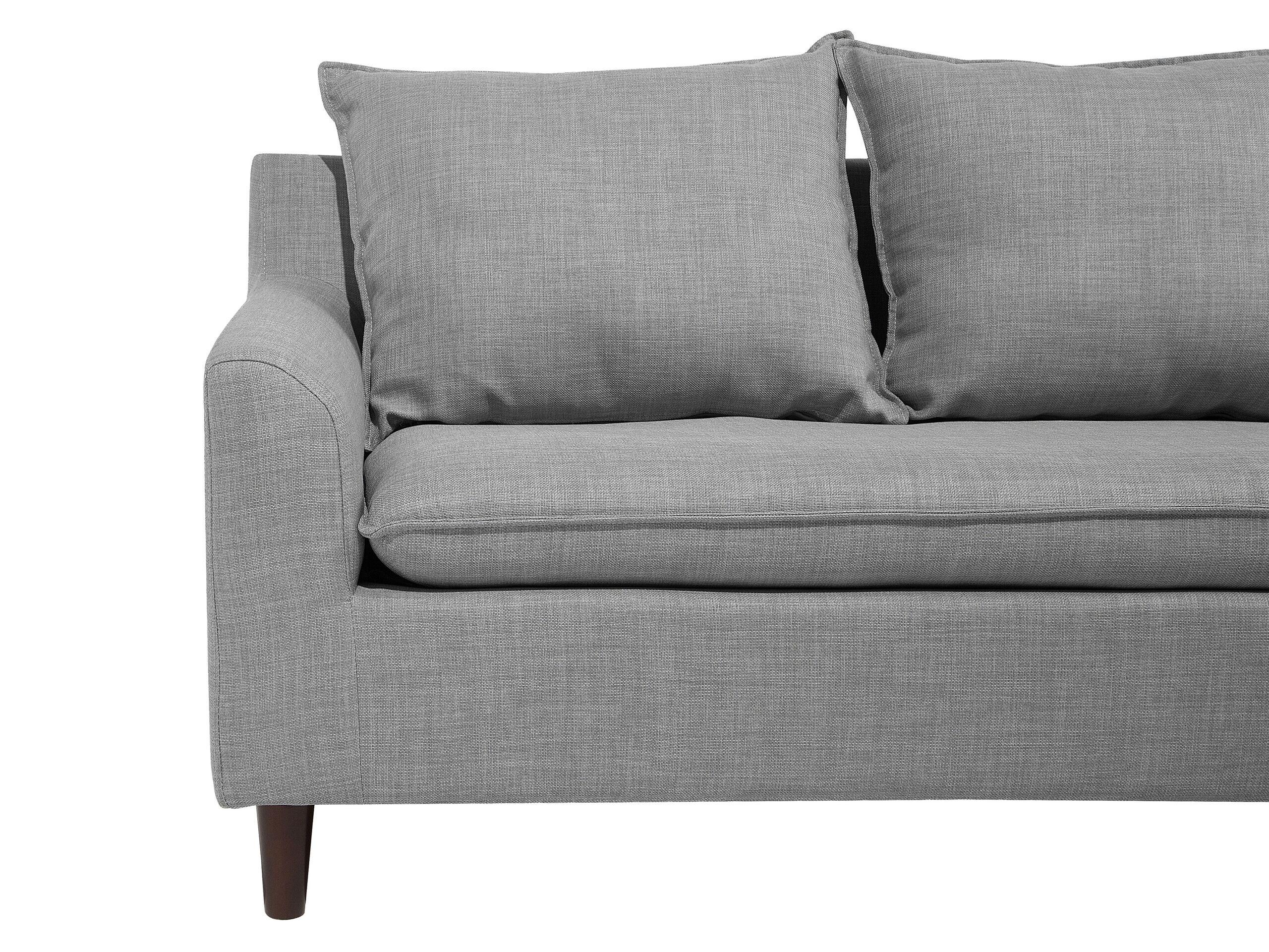 Beliani Ecksofa aus Polyester Skandinavisch ELVENES  