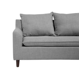 Beliani Ecksofa aus Polyester Skandinavisch ELVENES  