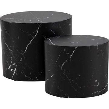 Set de table basse Mizzu noir (2 pièces)