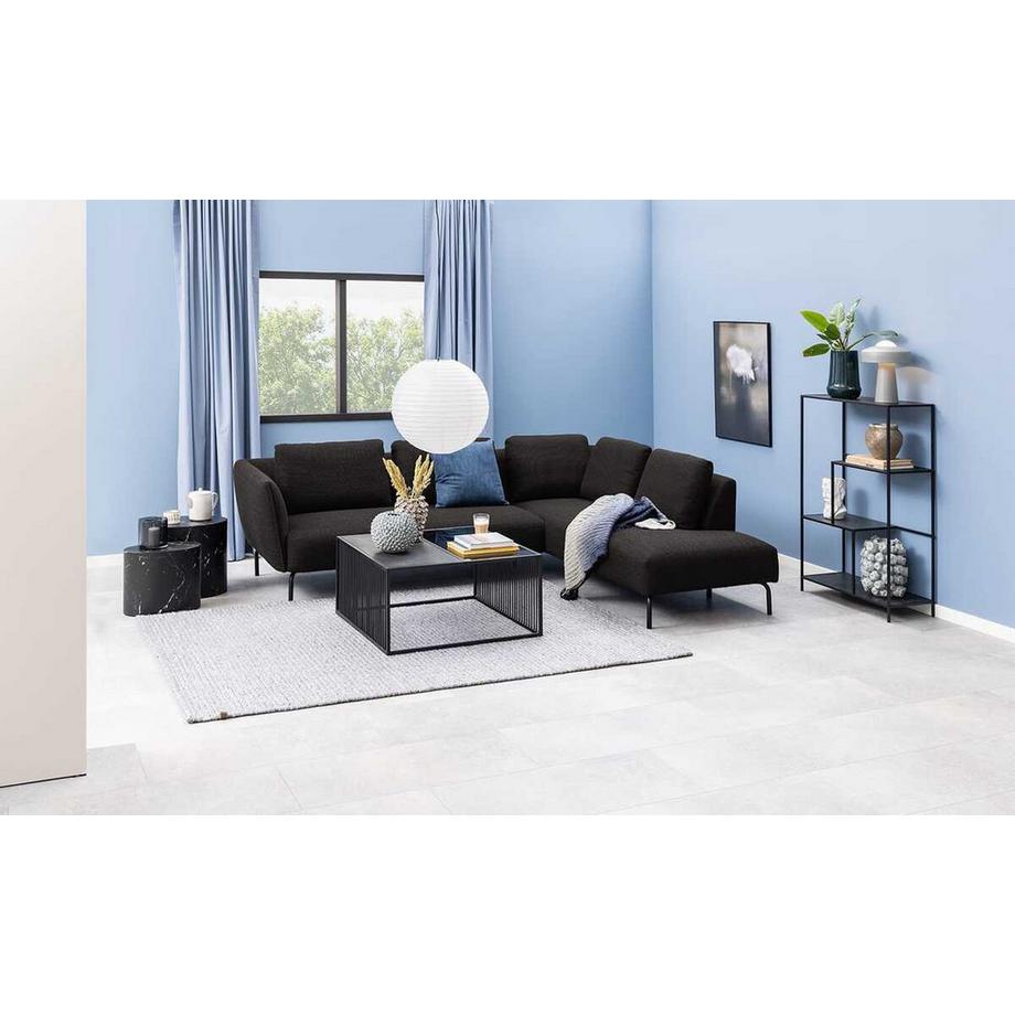 mutoni Ensemble de tables basses Mizzu noir (2 pièces)  