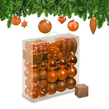 Set di palline per albero di Natale, confezione da 110