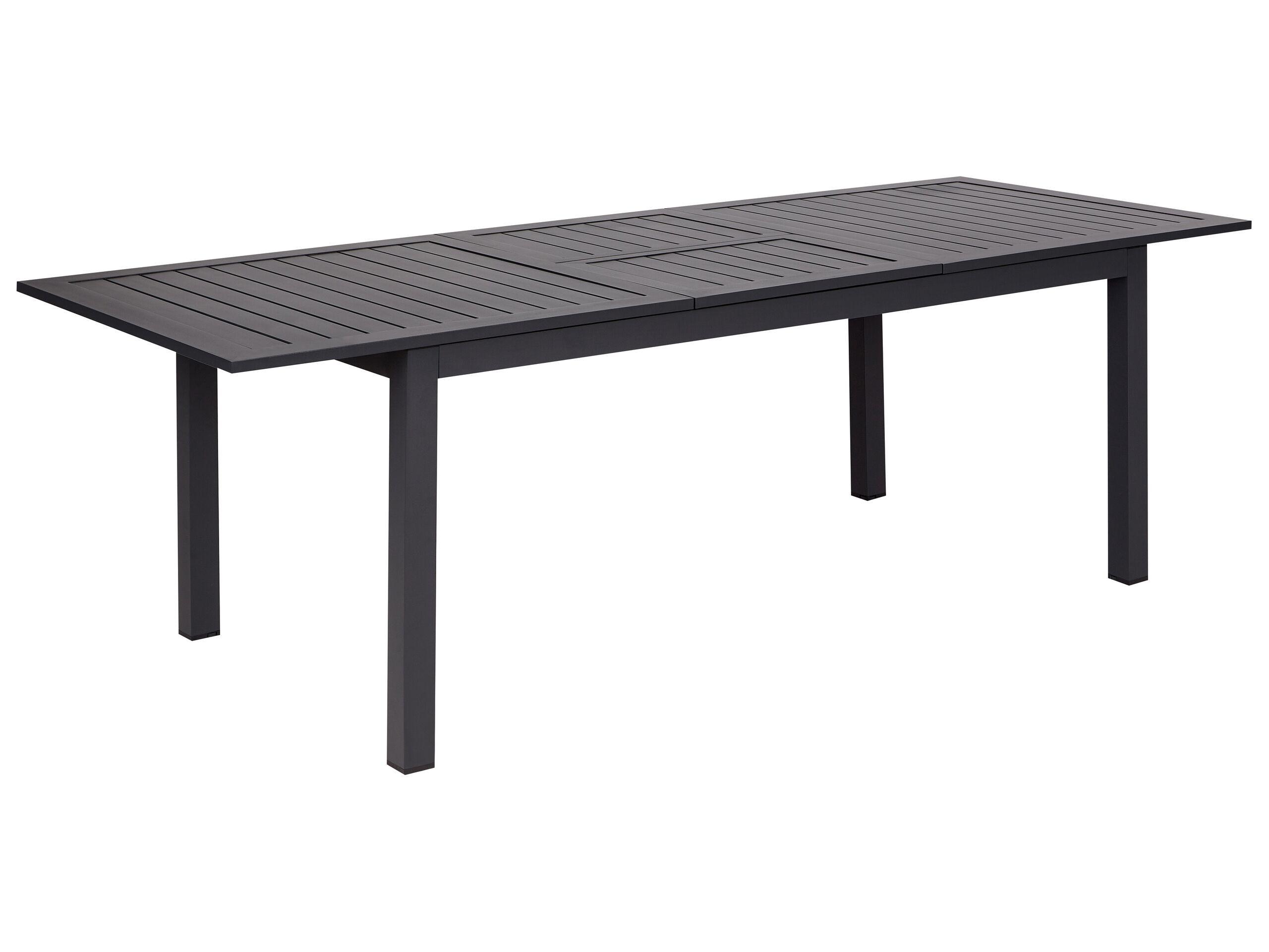 Beliani Table de jardin en Aluminium Moderne SKALOMA  