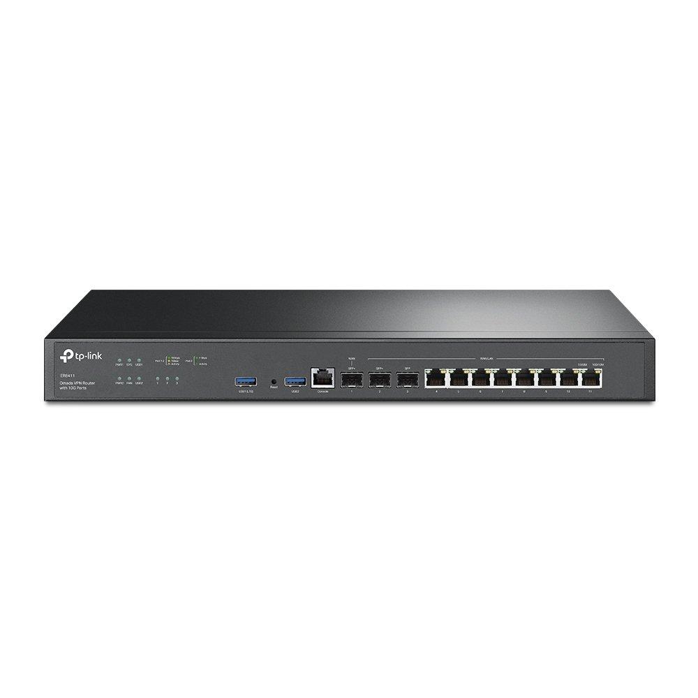 TP-Link  Omada ER8411 Routeur connecté Gigabit Ethernet Noir 