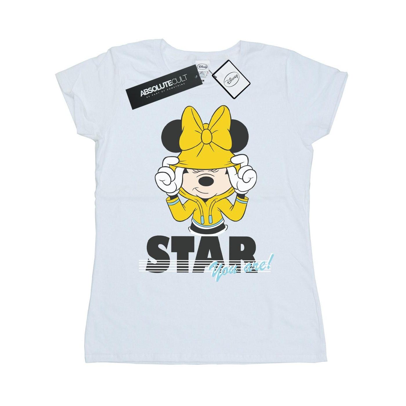 Image of Mickey Mouse Star You Are Tshirt Damen Weiss M