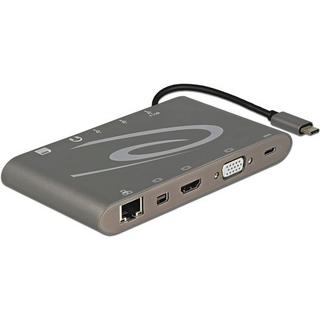 DeLock  Dockingstation USB3.1-C - dunkelgrau 