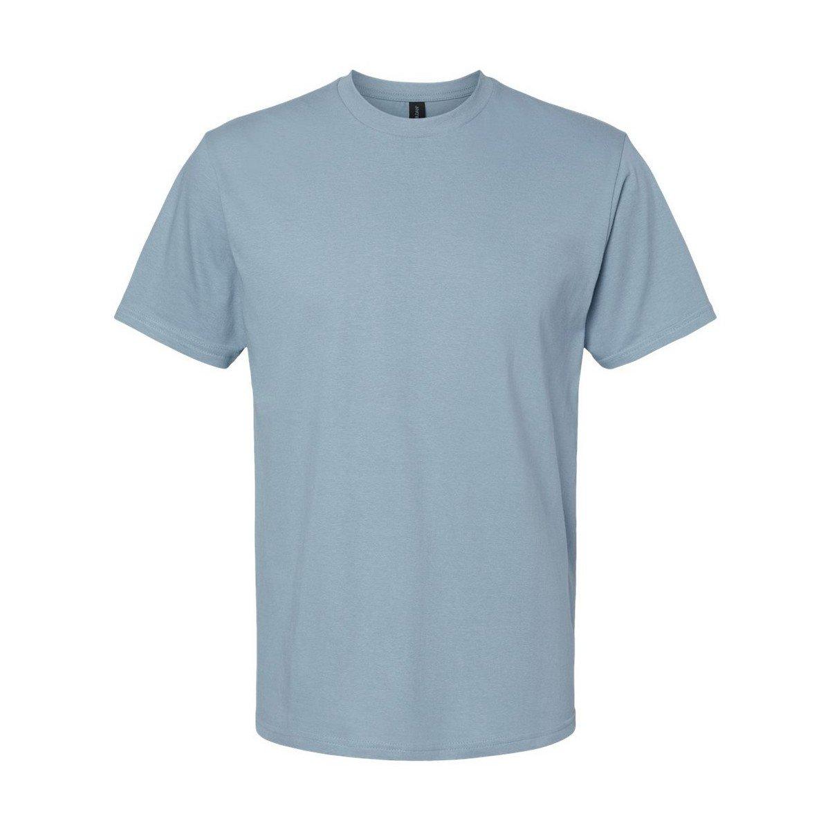 Image of Softstyle Tshirt Mittelschwer Herren Blau XL