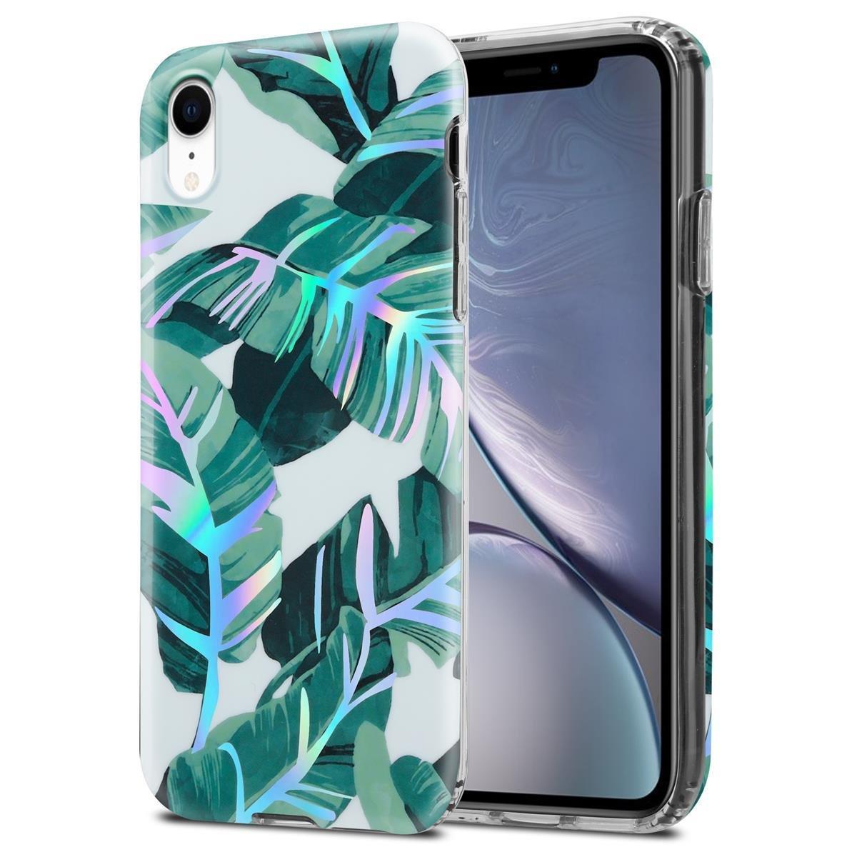 Image of Hülle für Apple iPhone XR aus TPU Silikon mit floralem Muster