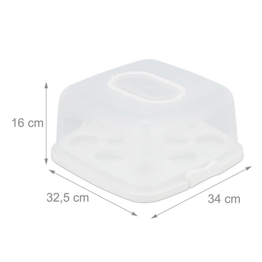 B2X Quadratische Kuchenschachtel  