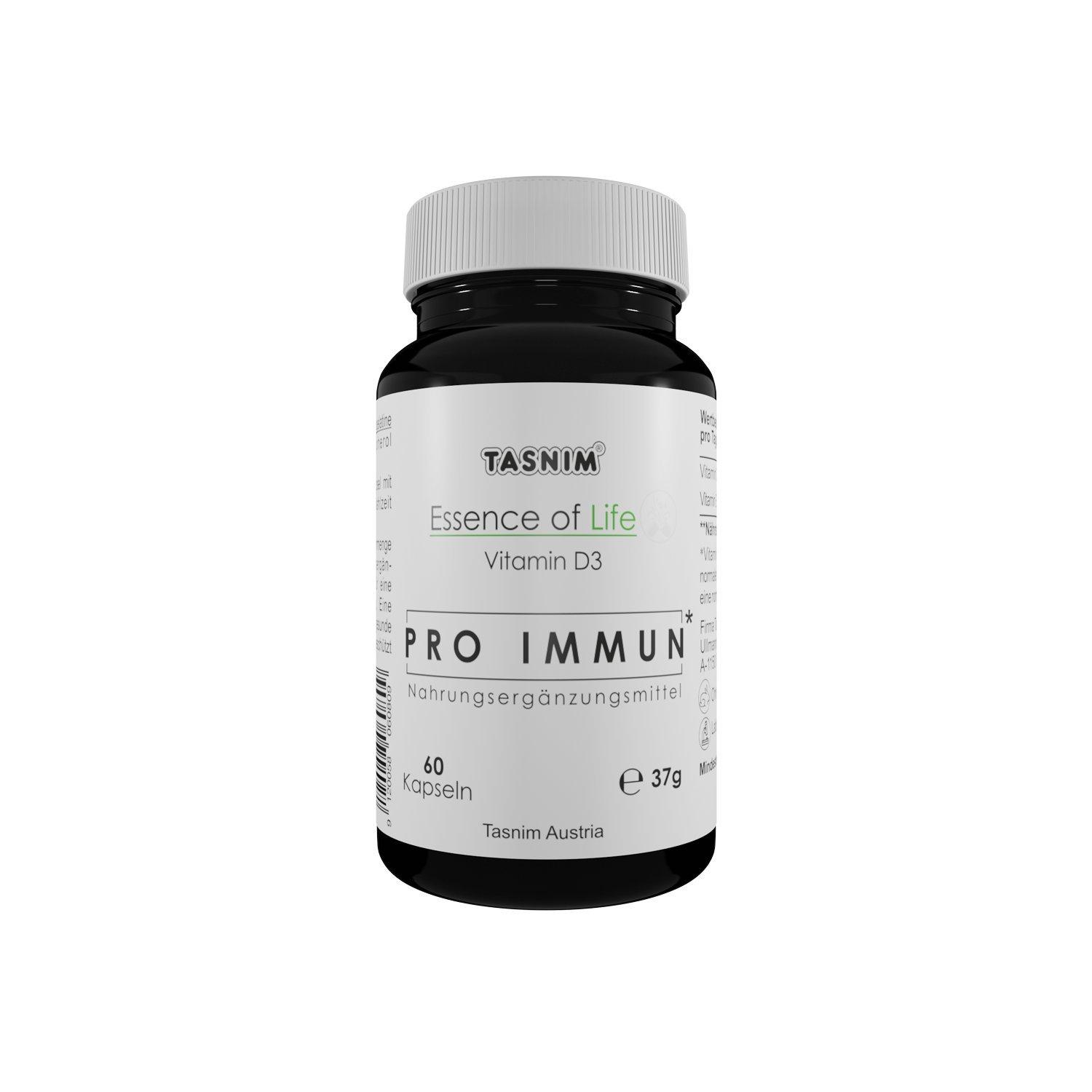 Tasnim  Pro Immun - Vitamine D3 ESL - 1000 IE - 60 capsules 