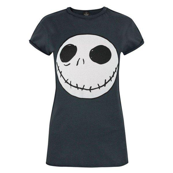 Image of Tshirt Mit Jackmotiv, Umgedrehte Nähte Damen Charcoal Black S