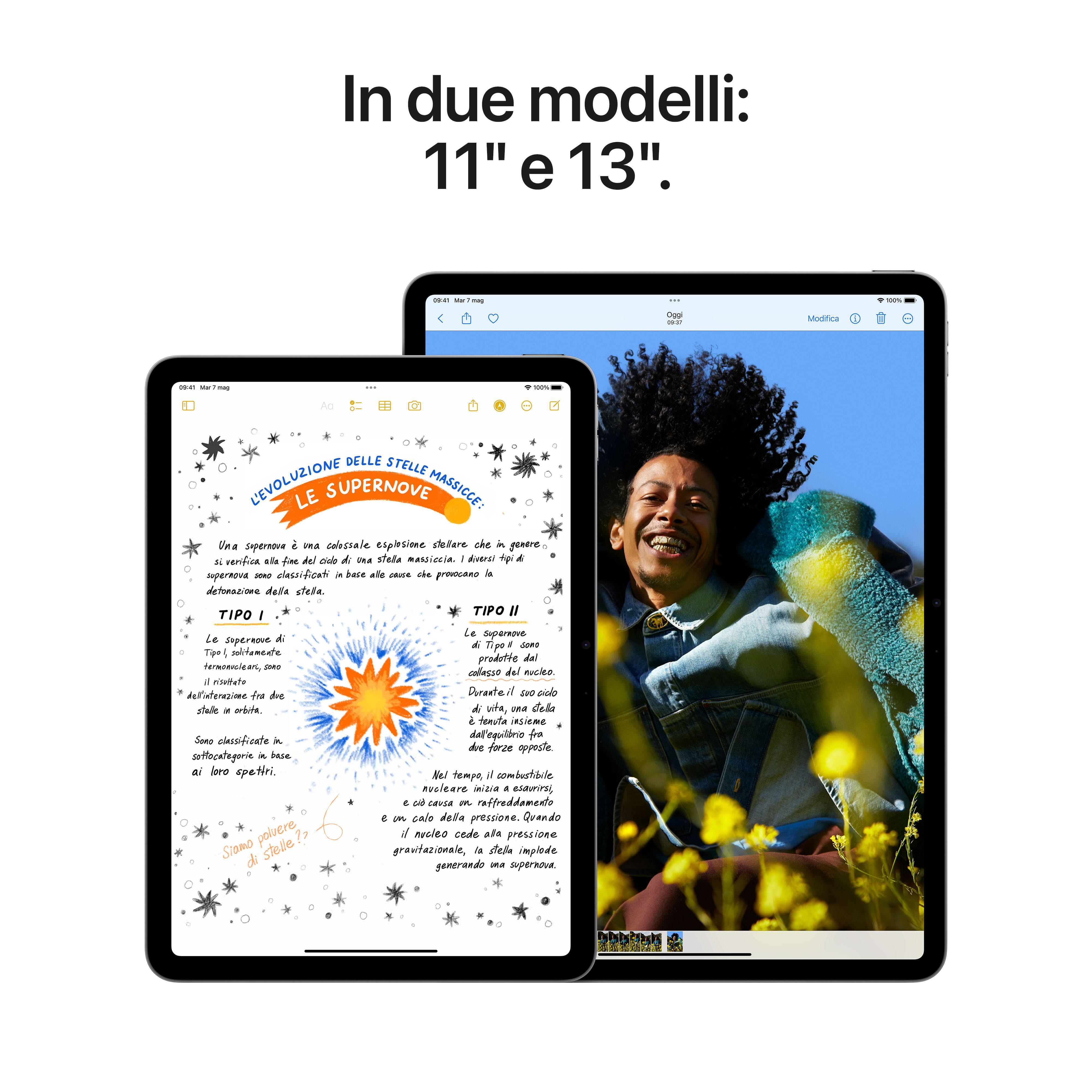 Apple  IPad Air 5G  M TD-LTE & FDD-LTE 256 Go 33 cm (13") 8 Go Wi-Fi 6E (802.11ax) iPadOS 17 Beige 