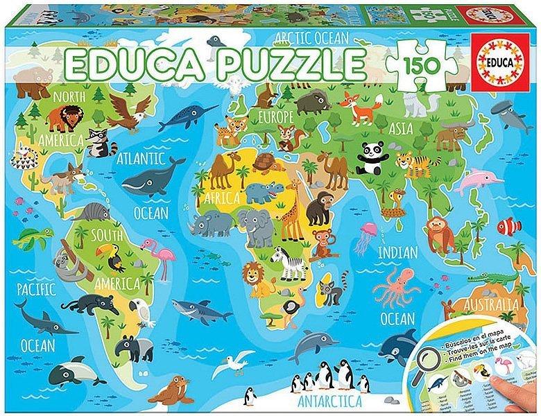 Educa  Puzzle Tiere der Welt 