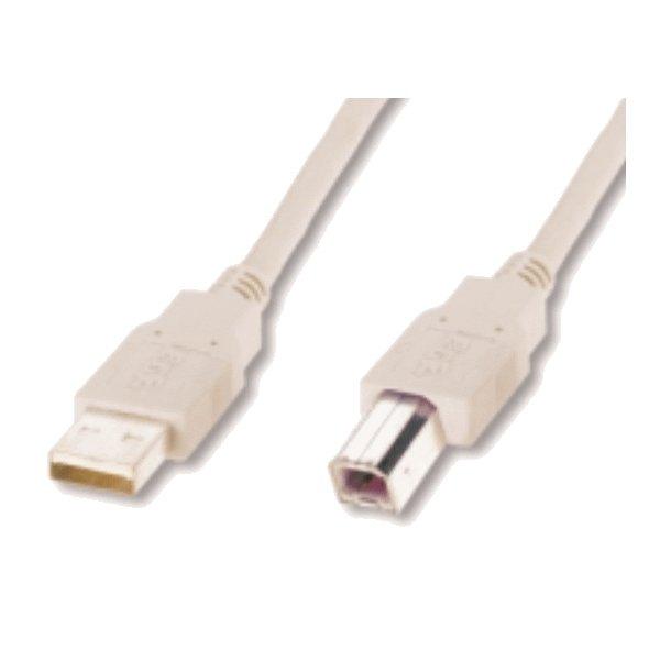 Image of USB 2.0 Kabel - AB - StSt - - 5.00m