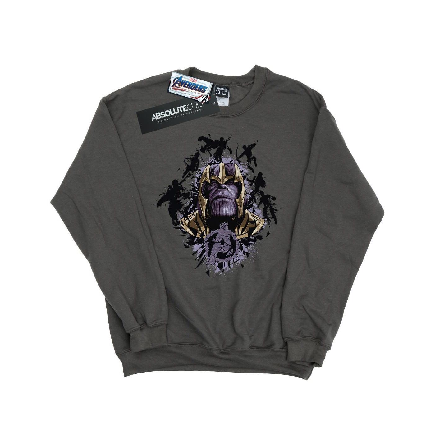 Image of Avengers Endgame Warlord Thanos Sweatshirt Mädchen Charcoal Black 152-158