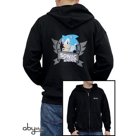 Abystyle Sonic the Hedgehog Logo Full Zip Hoodie  