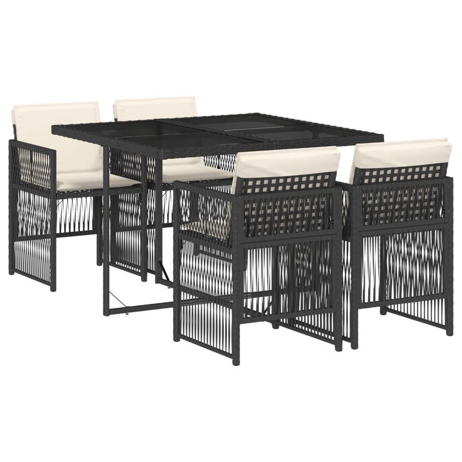 Garten essgruppe poly-rattan