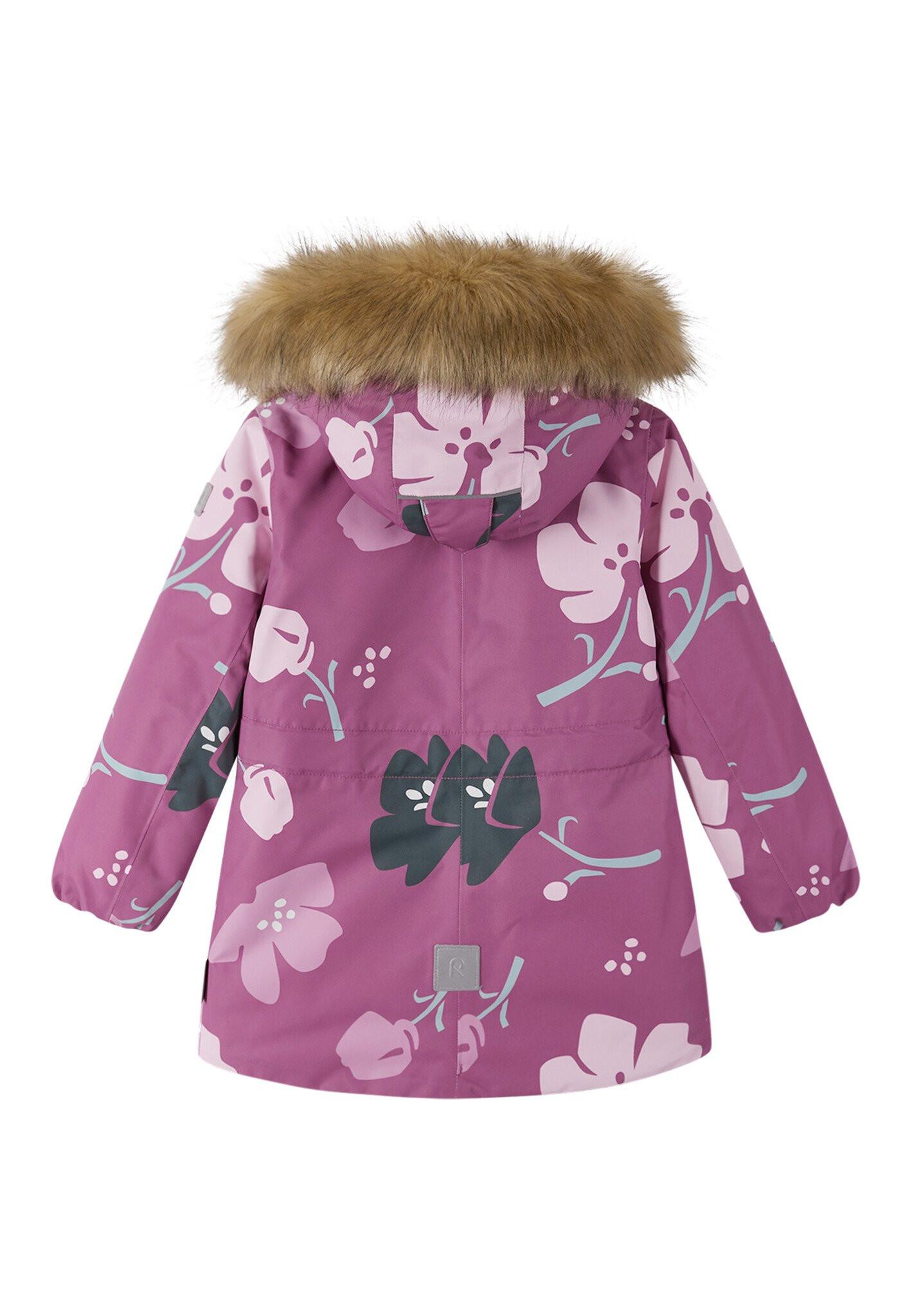 Reima  tec Mädchen Winterjacke Muurame Red Violet 