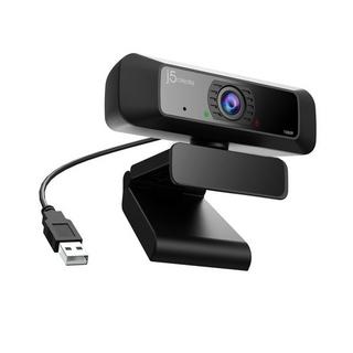 j5Create  JVCU100-N Webcam USB™ HD avec rotation à 360 °, résolution de capture vidéo 1080p, noir 