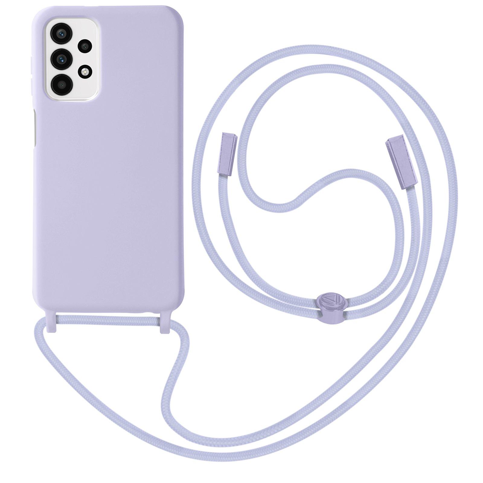 Avizar  Cover cordino Samsung A23 5G, M23 Viola 