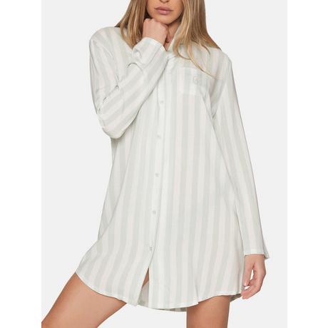 Admas  Chemise de nuit manches longues Classic Stripes 