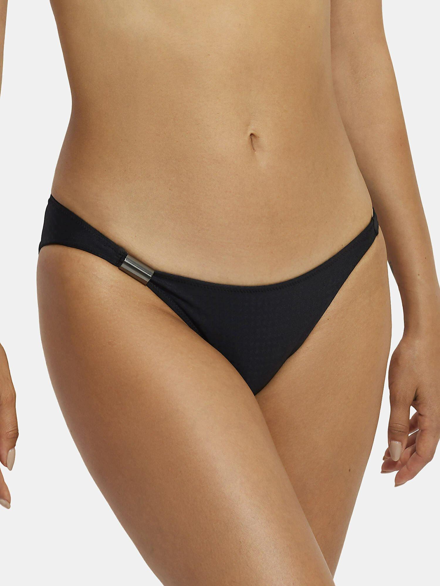 Image of Bikinistrümpfe Badehose Mit Niedriger Taille Manhattan Unisex Schwarz S