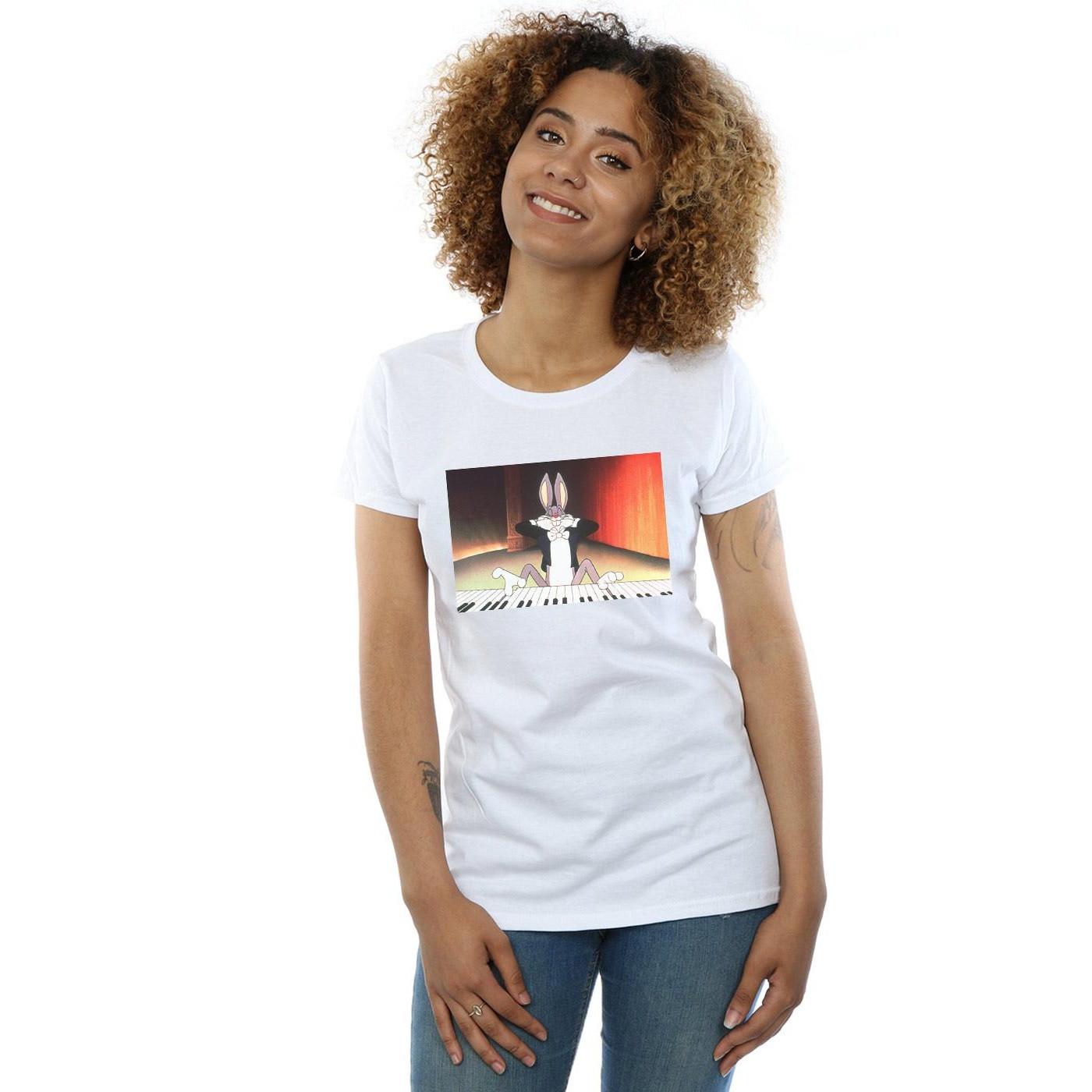 LOONEY TUNES  Tshirt PLAYING PIANO 