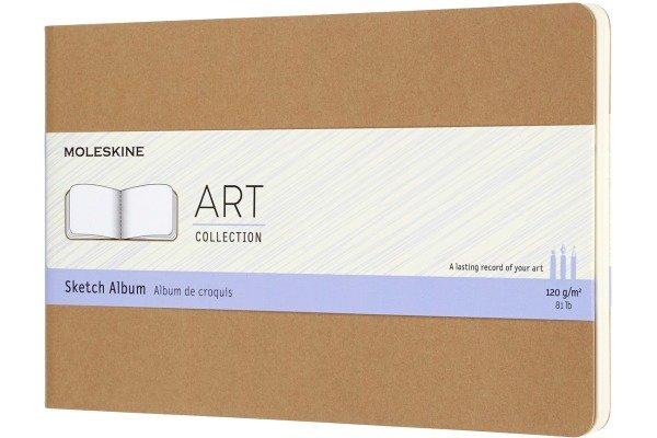 Image of Skizzenalbum HC L/A5 626789 blanko, packpapierbraun,88 S. Skizzenalbum HC L/A5 626789 blanko, packpapierbraun,88 S.