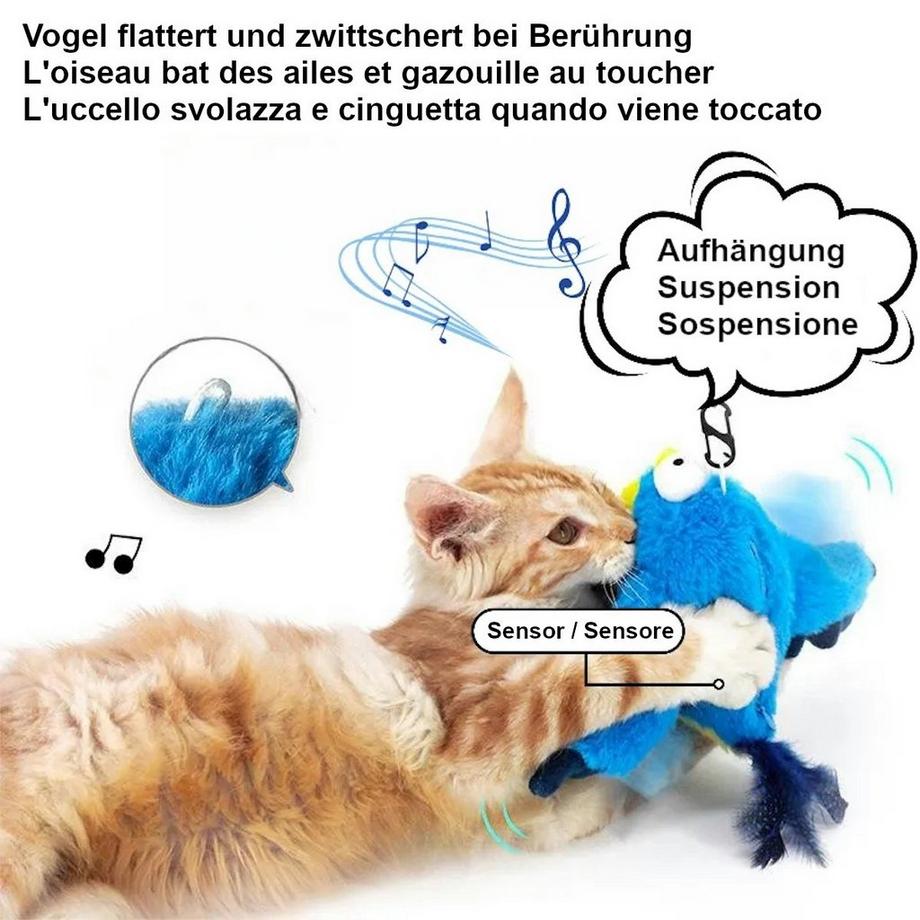 FitLife  Jouet pour chat oiseau avec capteurs 