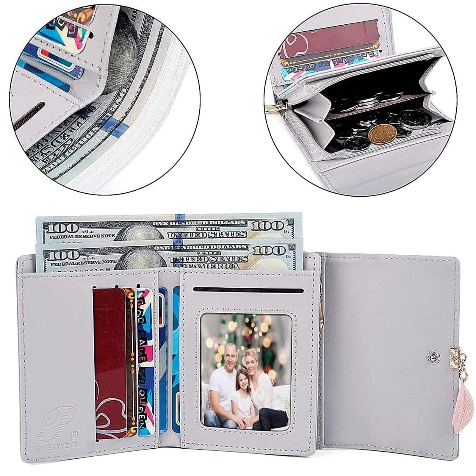 Only-bags.store Portafoglio Piccolo in Ecopelle con Scomparti Multipli  