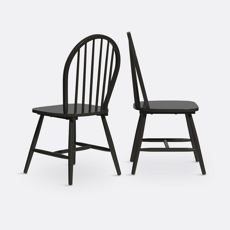 La Redoute Intérieurs Lot de 2 chaises à barreaux  