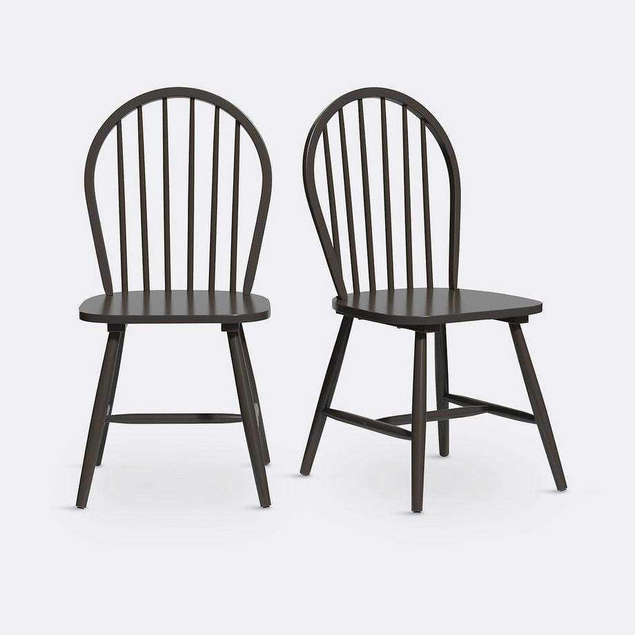La Redoute Intérieurs Lot de 2 chaises à barreaux  