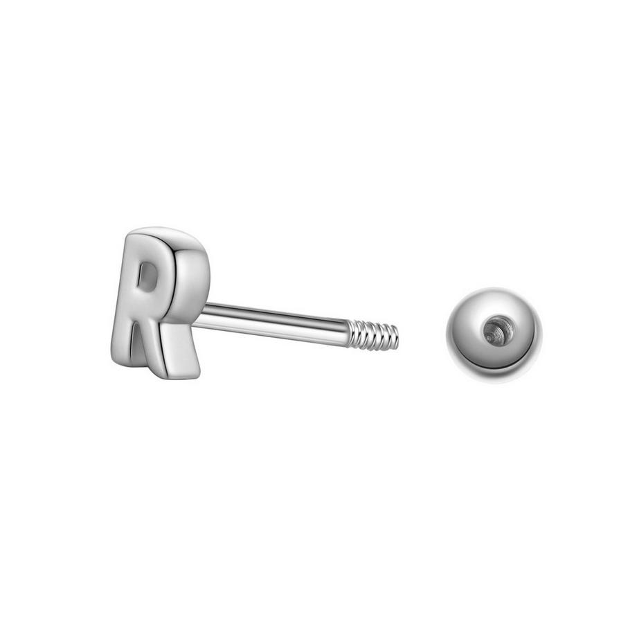 Glanzstücke München  Piercing Lettre R 