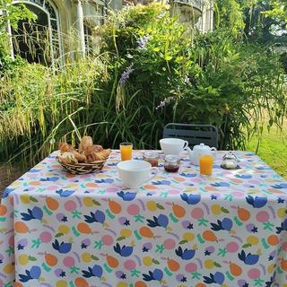 Fleur de Soleil Tischdecke abwaschbar rund oder ovale Vitaminreiche Früchte  