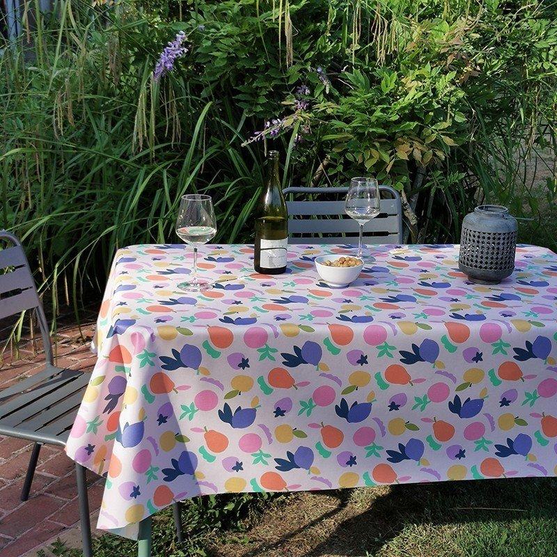 Image of Tischdecke abwaschbar rund oder ovale Vitaminreiche Früchte Tischdecke abwaschbar rund oder ovale Vitaminreiche Früchte