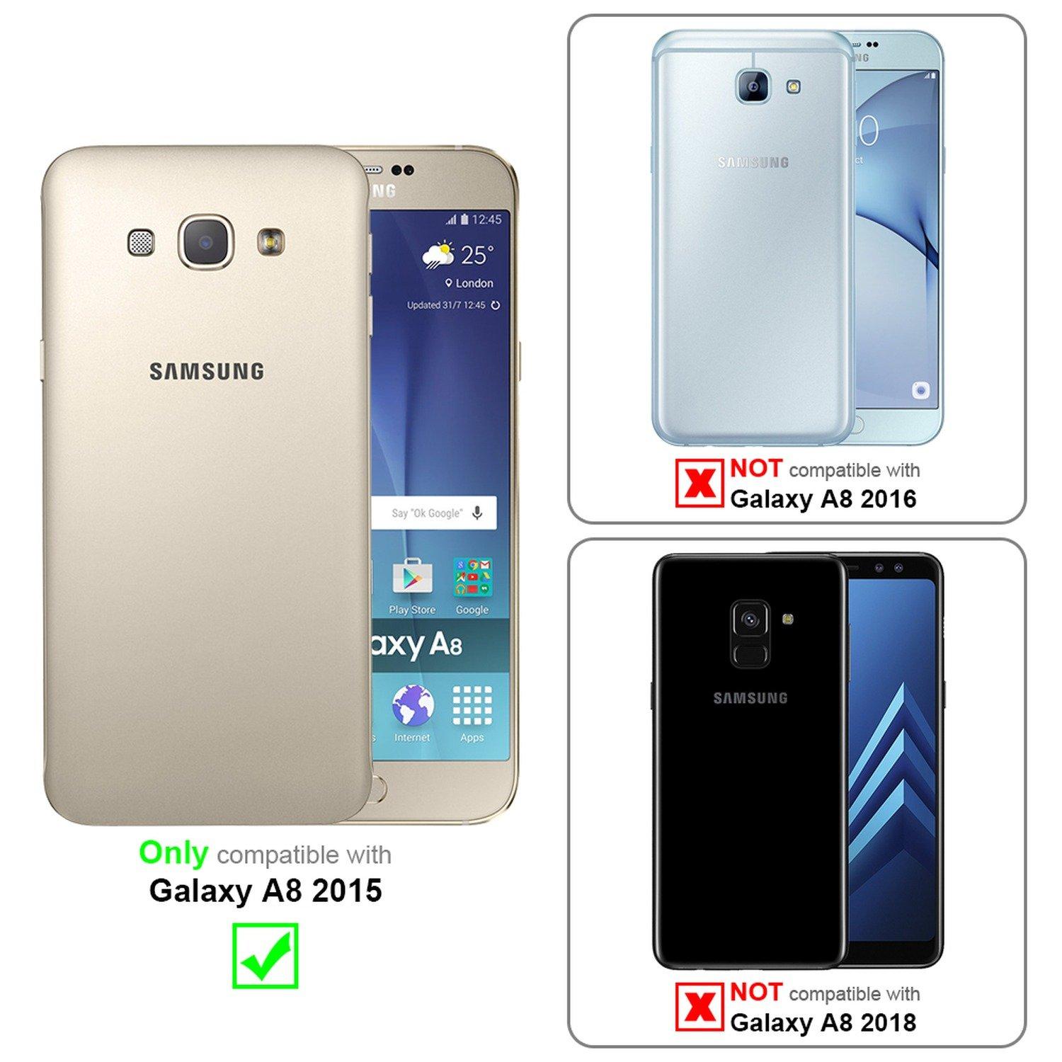 Cadorabo  Hülle für Samsung Galaxy A8 2015 mit Magnetverschluss 