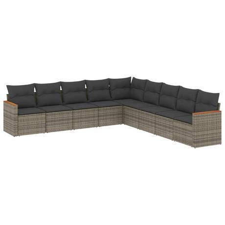 VidaXL Garten sofagarnitur poly-rattan  