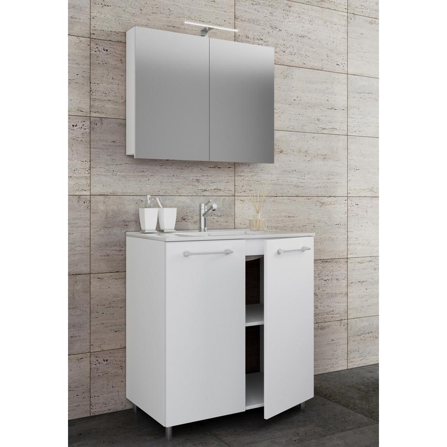 VCM Set de 3 vasques au sol lavabo céramique  