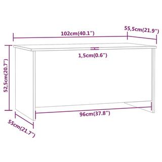 VidaXL Couchtisch holzwerkstoff  