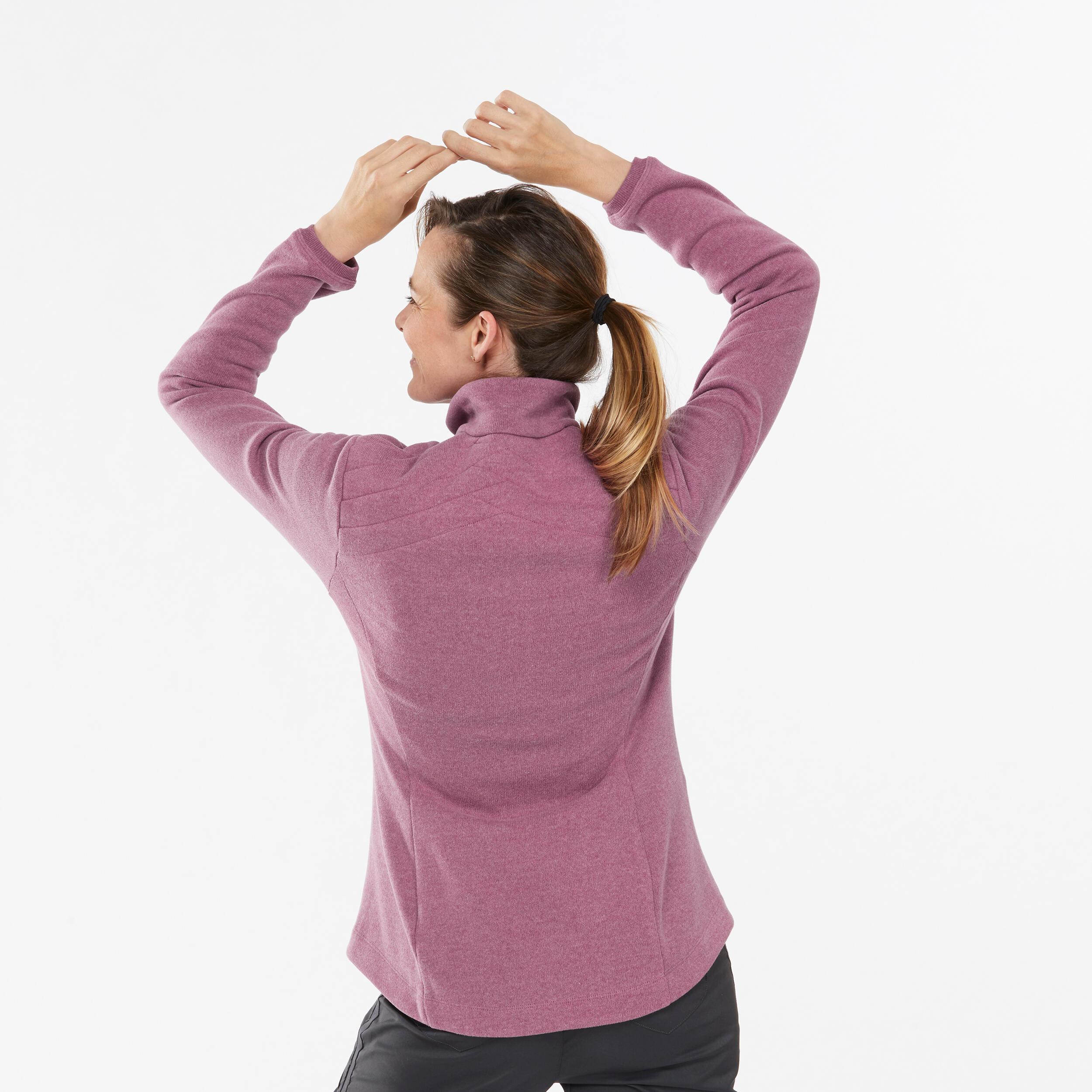 QUECHUA  Pullover donna trekking cotone 