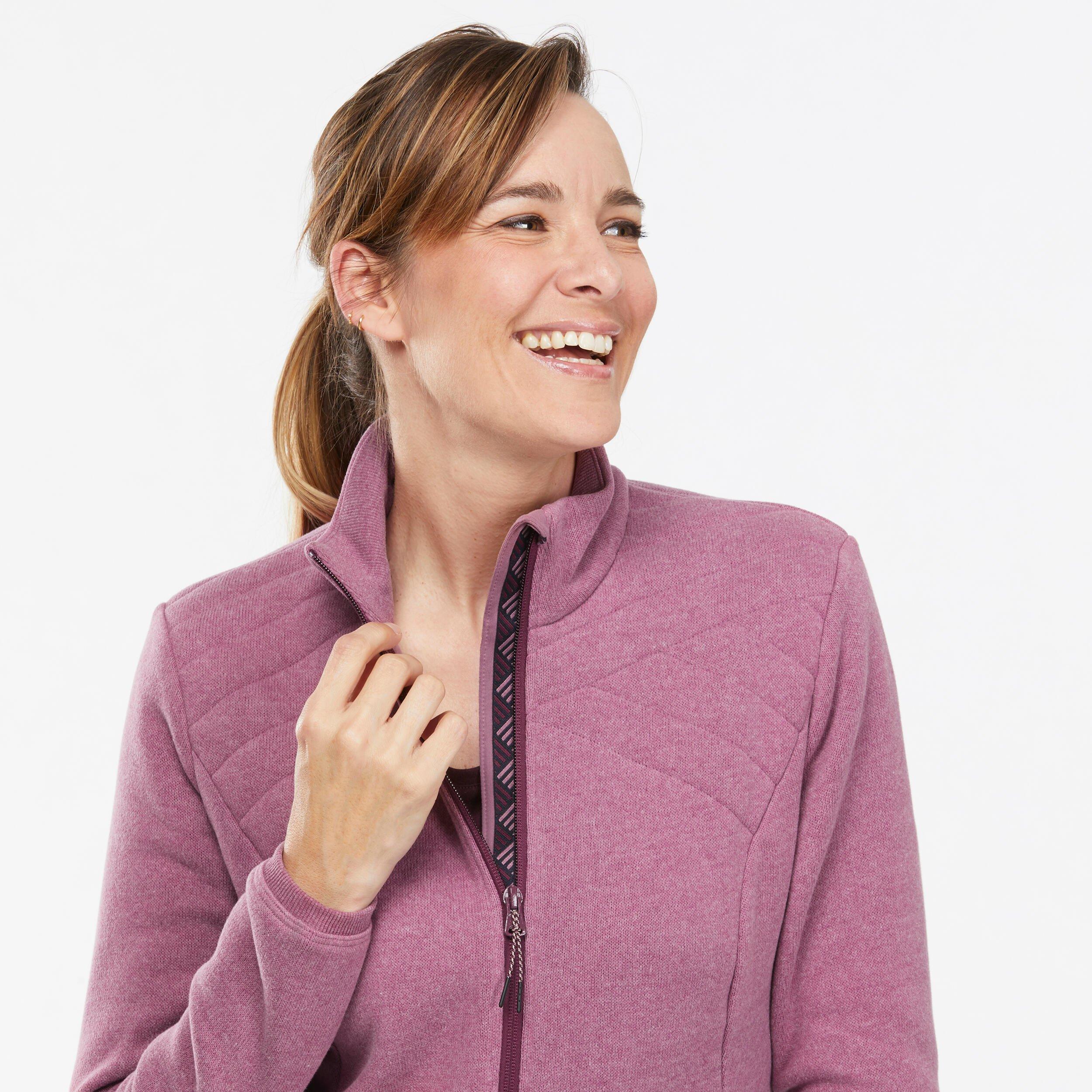 QUECHUA  Pullover donna trekking cotone 