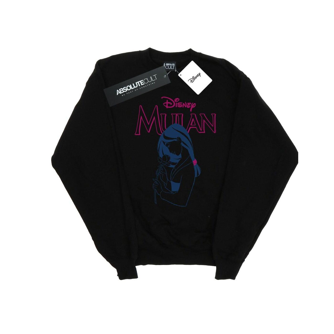 Image of Mulan Magnolia Line Sweatshirt Damen Schwarz L