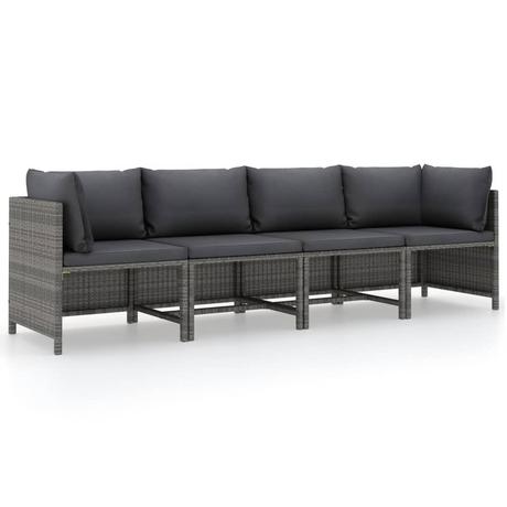 VidaXL Sofa de jardin rotin synthétique  