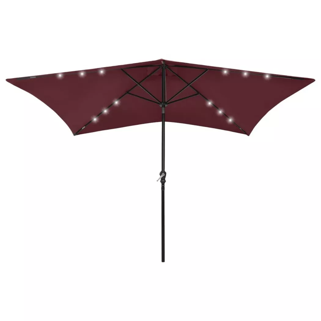 VidaXL - ombrellone da giardino, One Size, Rosso Multicolore