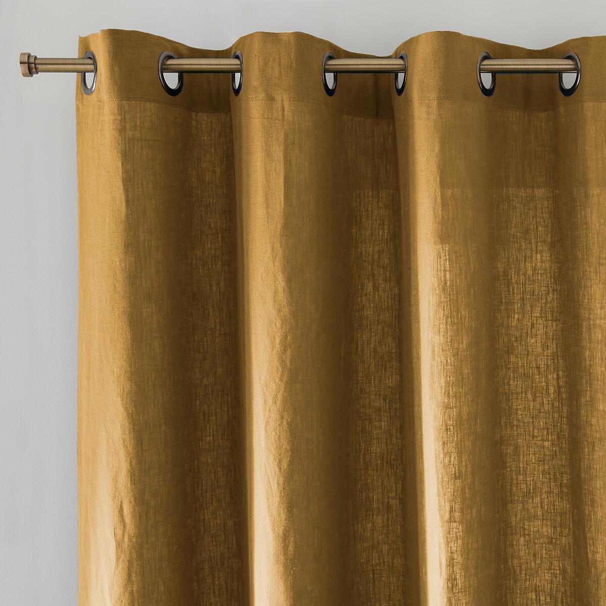 Image of Vorhang Onega Mit Ösen Unisex Braun 135x260 cm